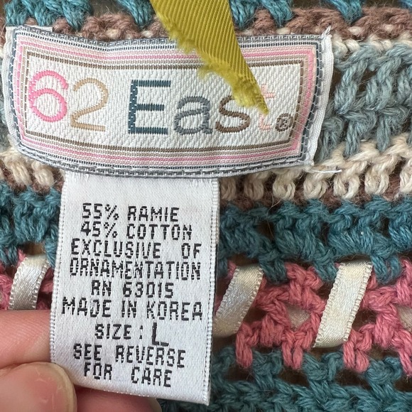 vintage knit cardigan - Picture 5 of 6